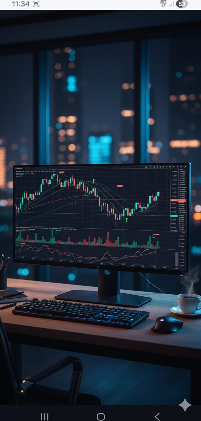 Obchodovanie na burze - analýza grafu a technická analýza